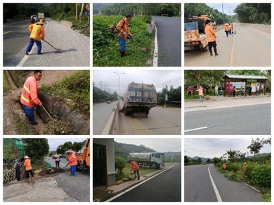 區公路事務中心:公路人堅守崗位 “雙節”假日不停歇