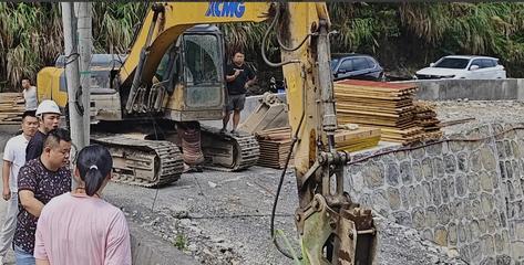 古丈縣公路建設養護中心正式啟動Y005線危橋拆除重建工程